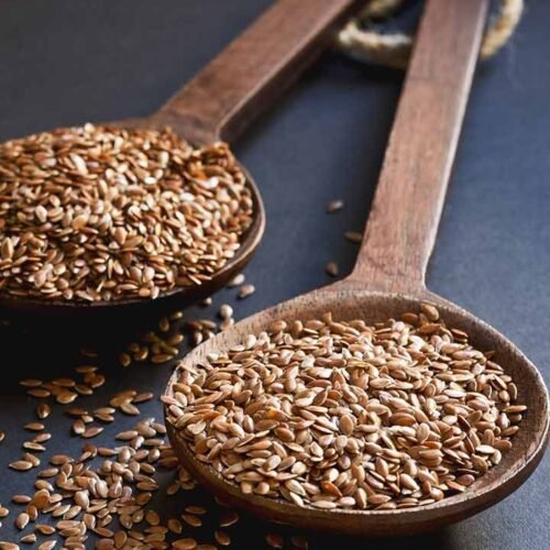 Flaxseeds18–20g protien,100gm -roast and ground