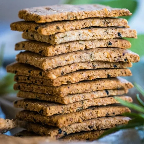 Flax seeds crackers - baked - 200gm