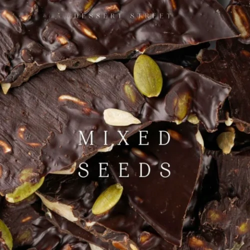 Dark Couverture 70% dark Chocolate - with seven seeds - Vegan - 100gm - Homemade